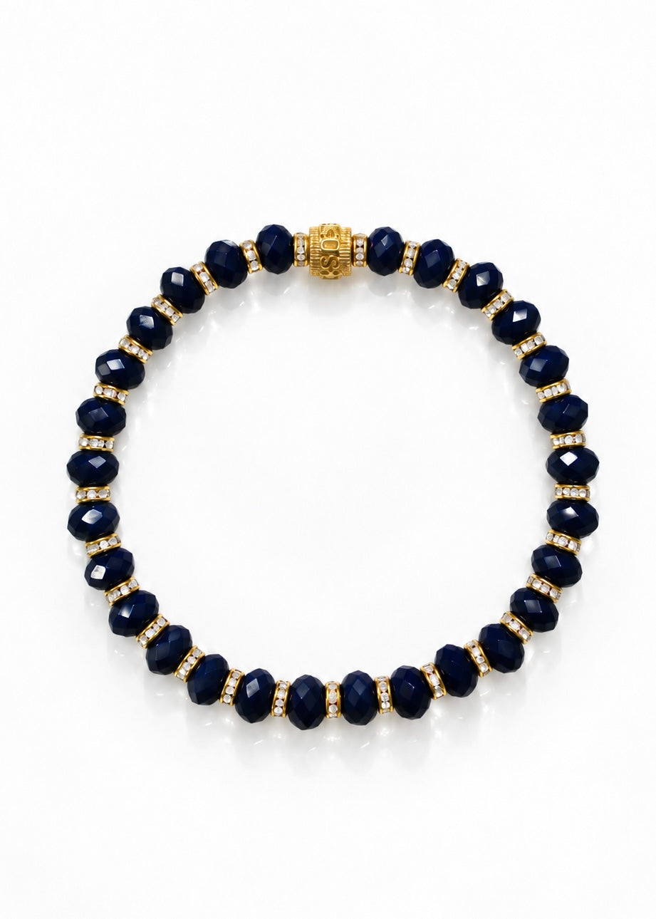 The Evan - Navy (Gold/ Silver)
