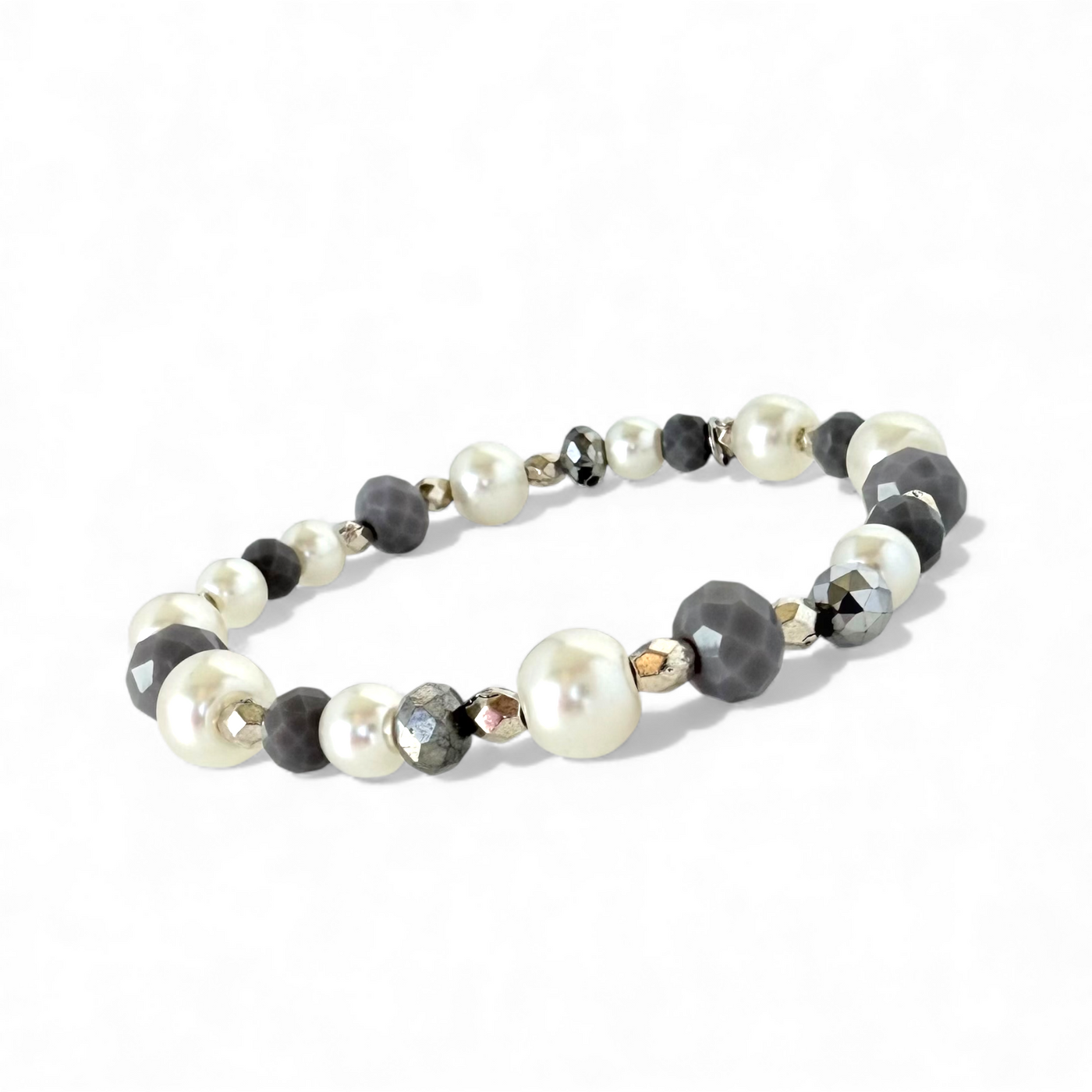 Pearls in Stone - Silver