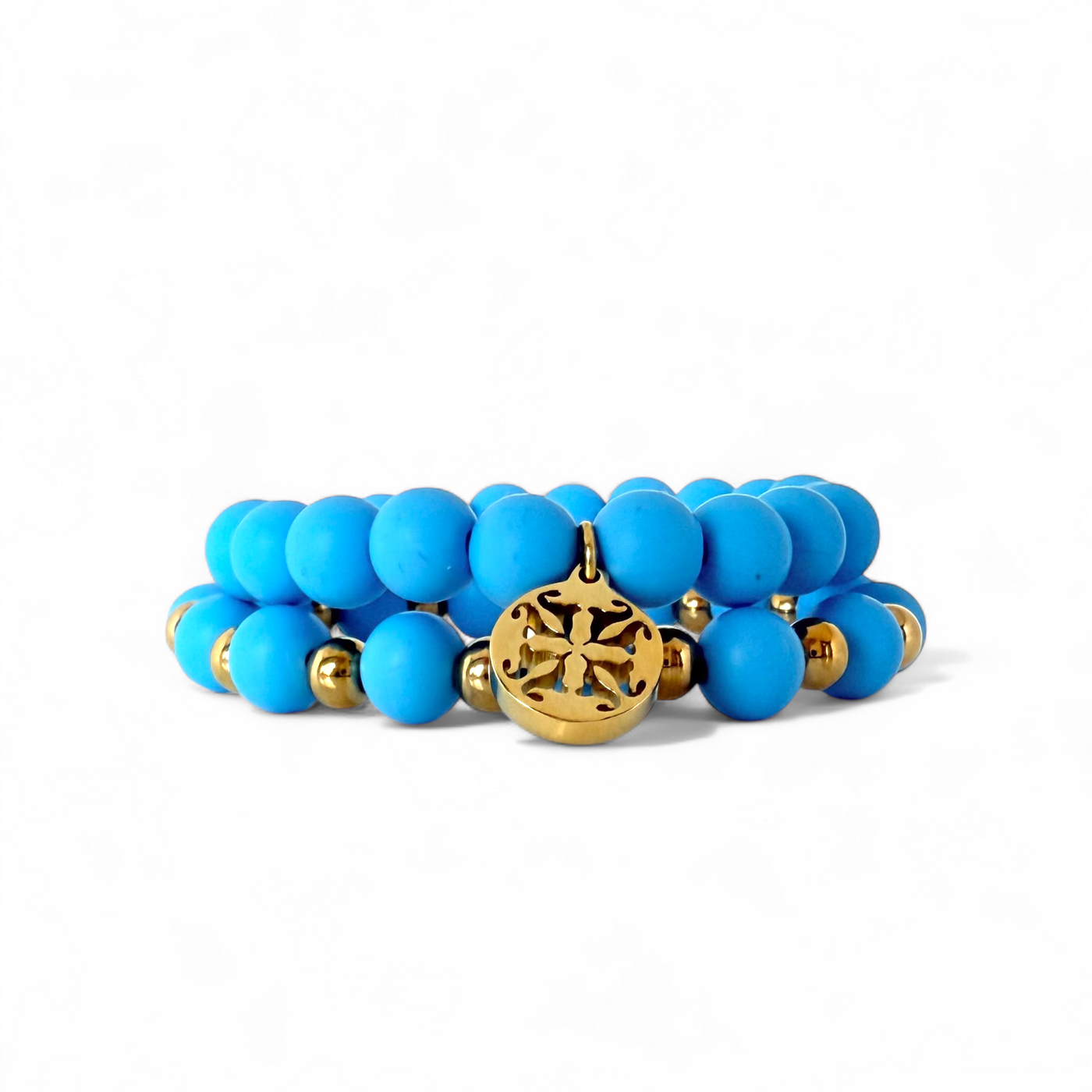 Erin and Catherine Duo - Sky Blue - Gold