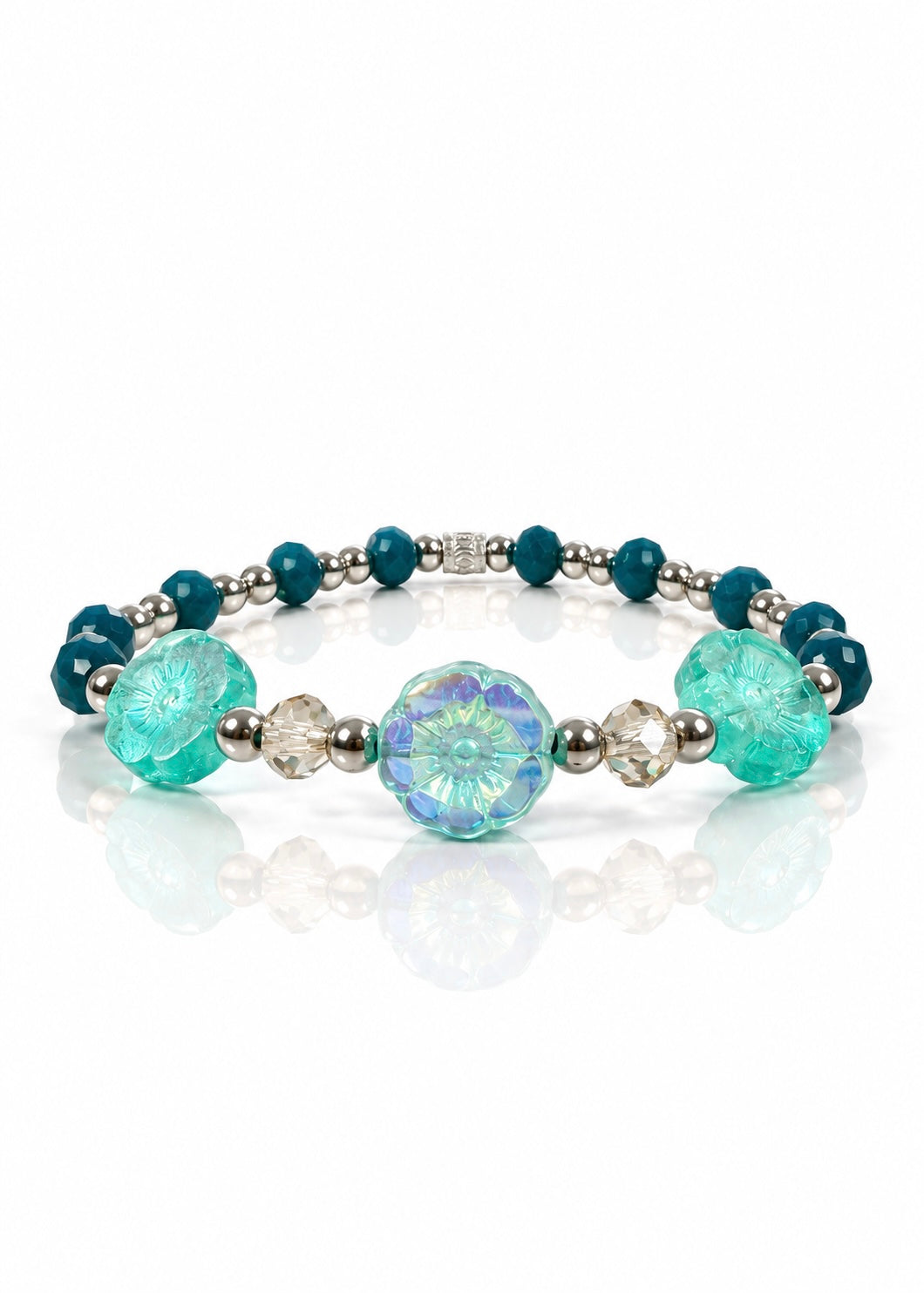 Pressed Flowers - Turquoise