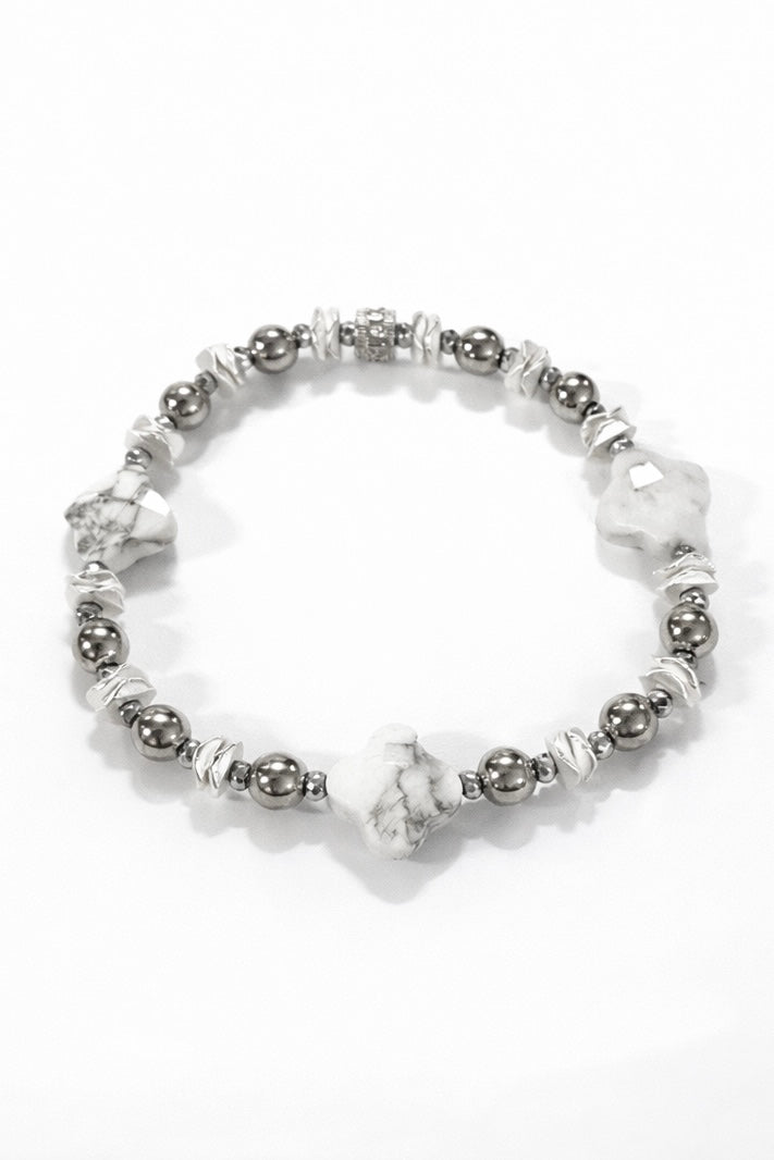 Ever True Howlite Quatrefoil Cross