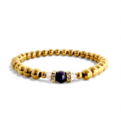 Pearl Bling - Carolina Plum - Gold