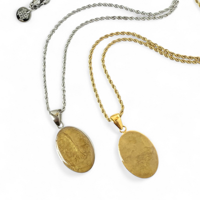 St. Tropez Necklace - Oval - Forsythia - Silver