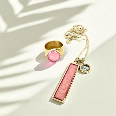 Sawyer Necklace Silver - Papaya