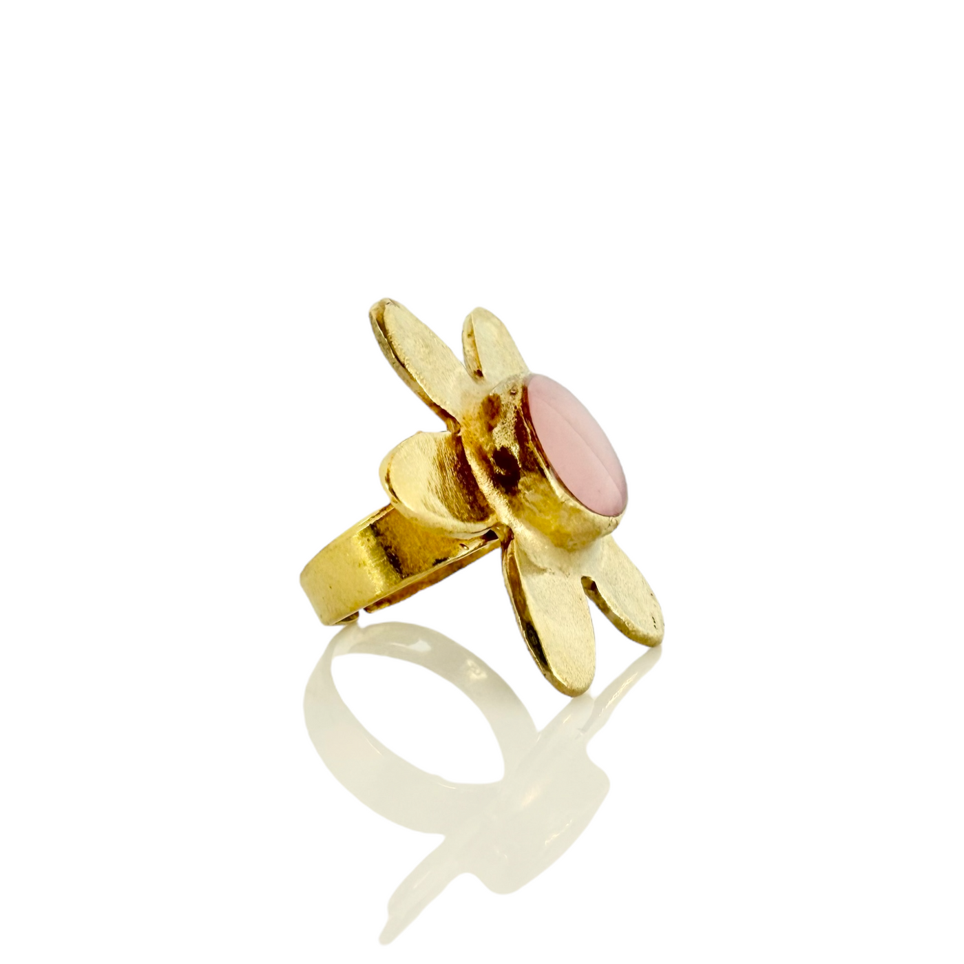 Florette Ring - Peony Pink - Gold