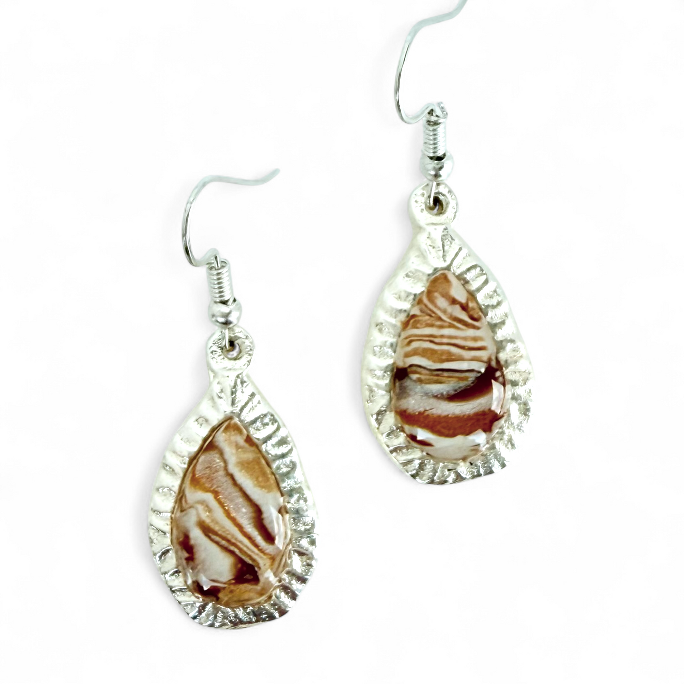 Frances Earrings - Sand Dune - Silver