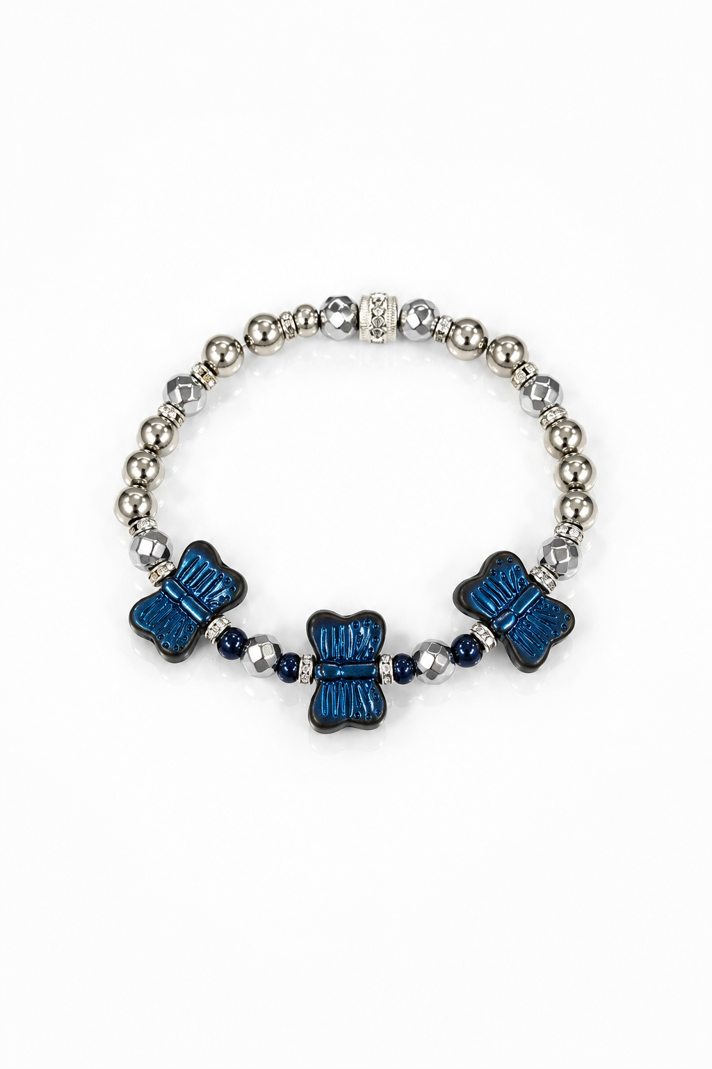 The Dolly Collection - Dream More Butterflies (Black/Cobalt Metallic)