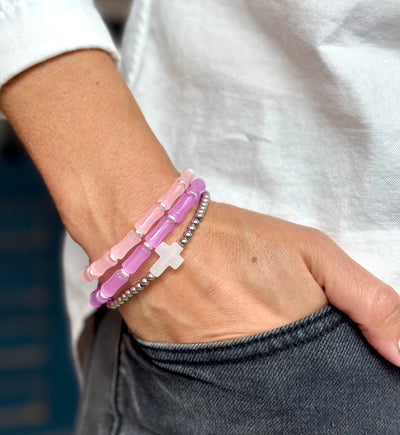 Millie - Lavender with Silver