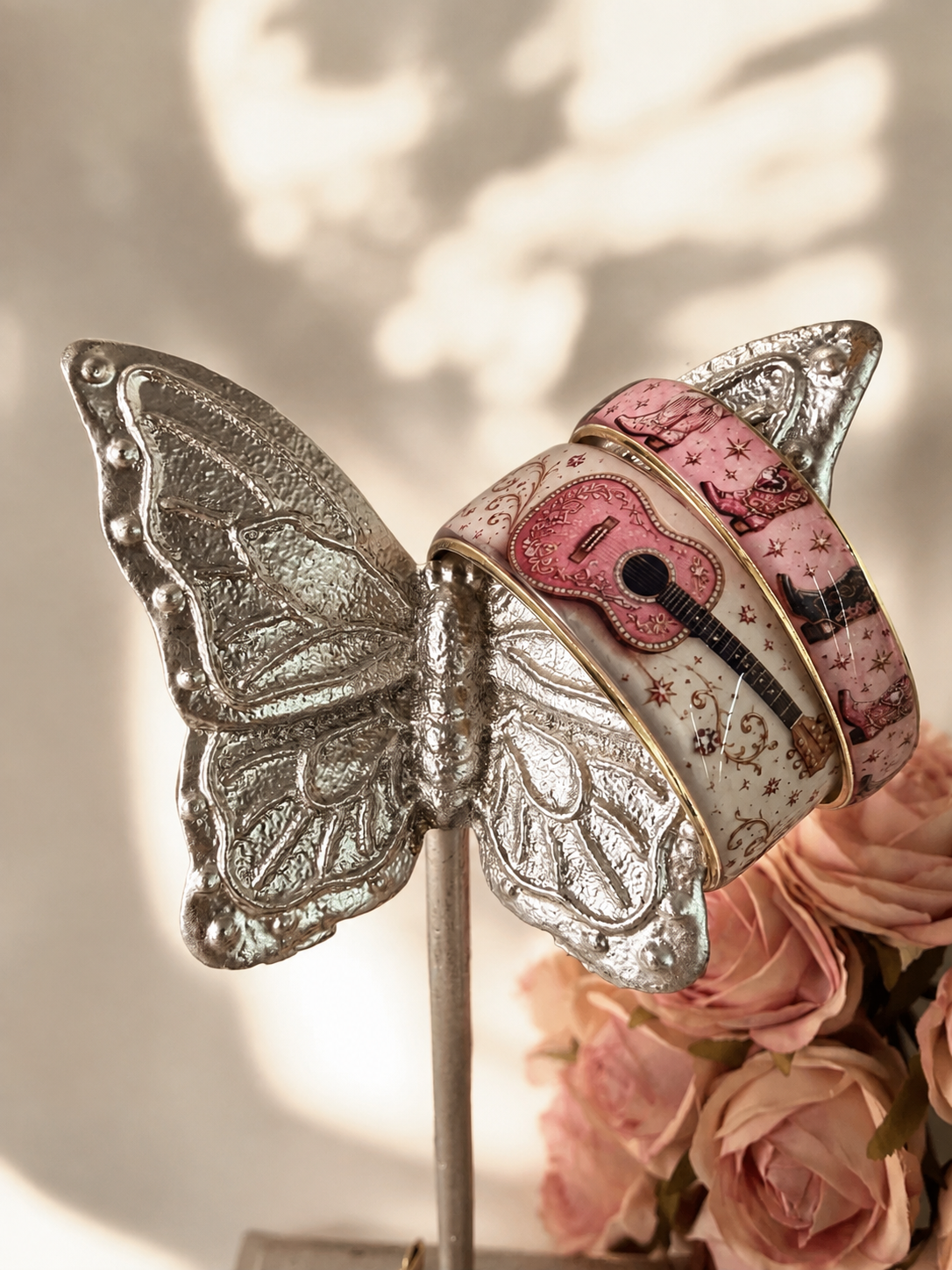 The Dolly Art Deco Collection - Pink Cowboy Hat (.5 inch)
