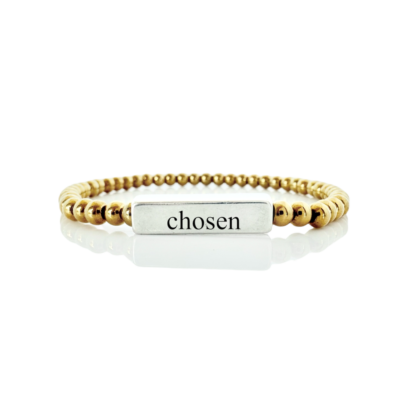 Custom Engraved Silver Bar with Gold