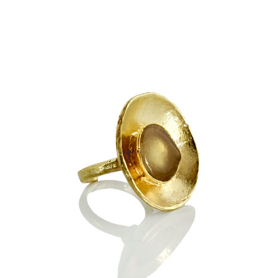 Halo Ring - Forsythia - Gold