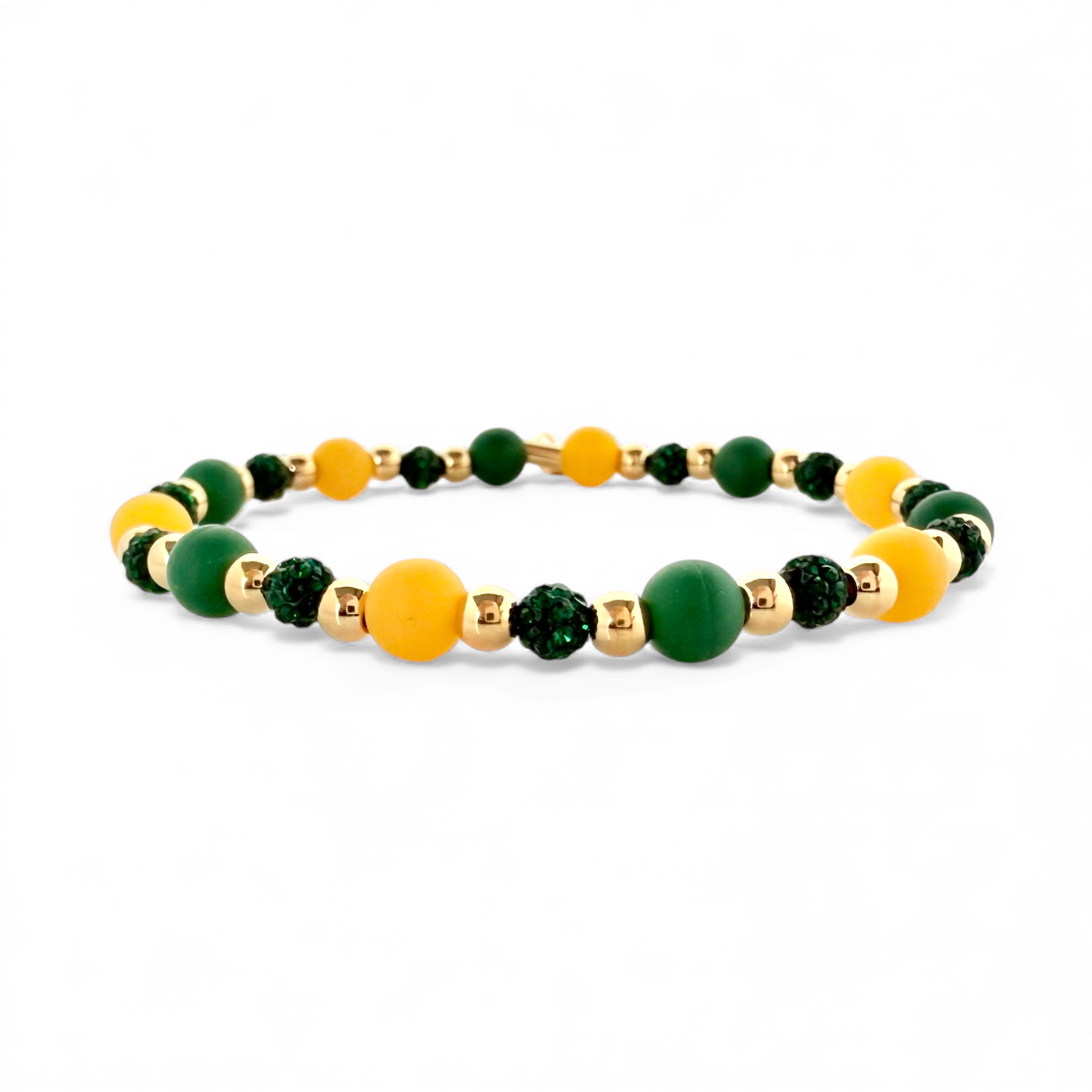 Kaleidoscope Mini Green, Green, Yellow with Gold