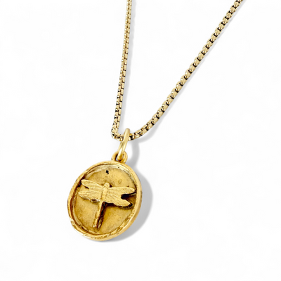 Dragonfly Gold - Necklace