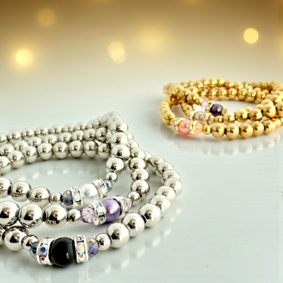 Pearl Bling - Light Cocoa Berry - Gold