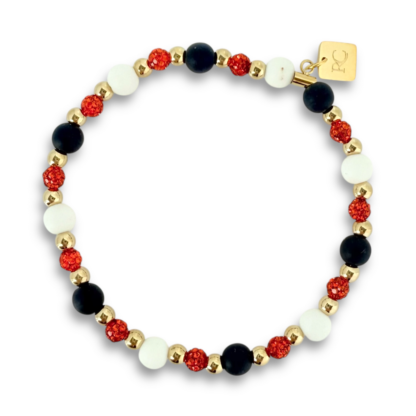 Kaleidoscope Mini White, Midnight, Orange - Gold