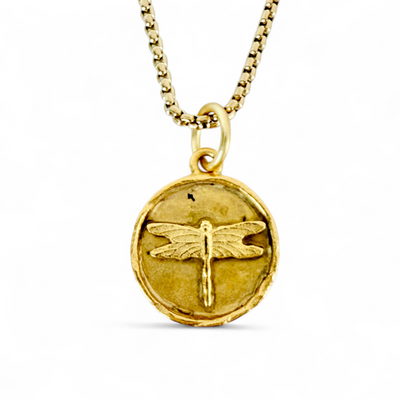Dragonfly Gold - Necklace