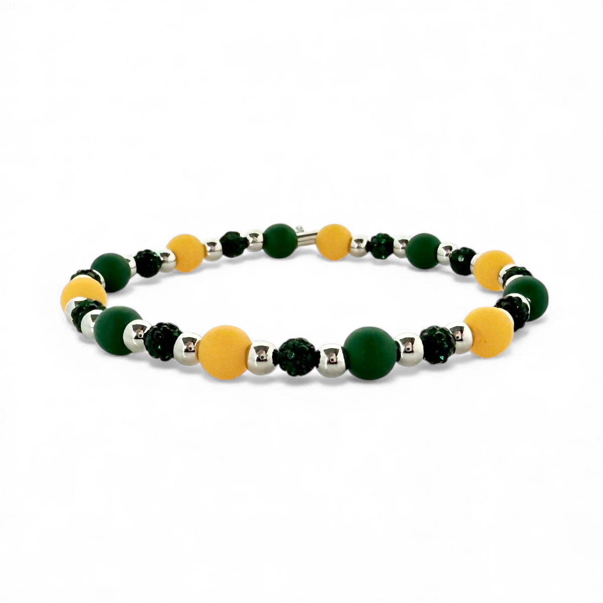Kaleidoscope Mini Green, Green, Yellow with Silver