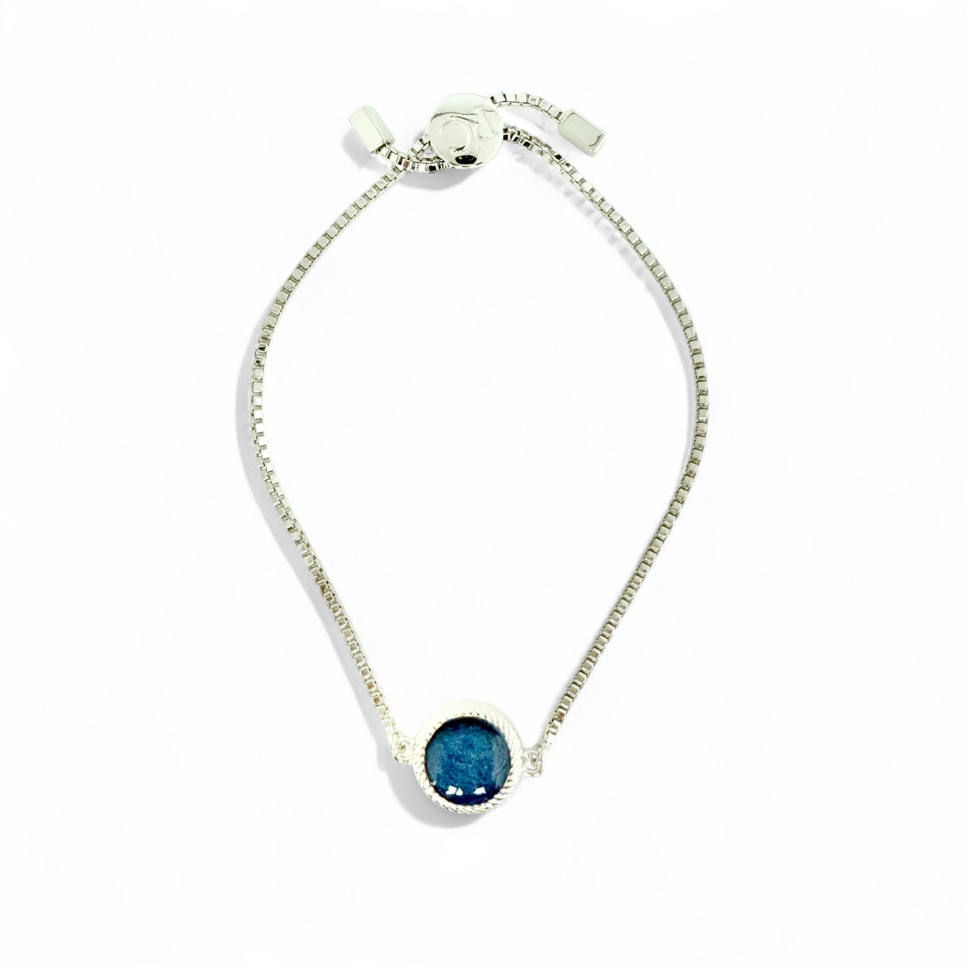 Olivia Marie Slider - Pearlized Navy - Silver
