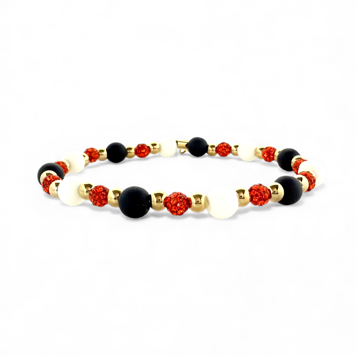 Kaleidoscope Mini White, Midnight, Orange - Gold