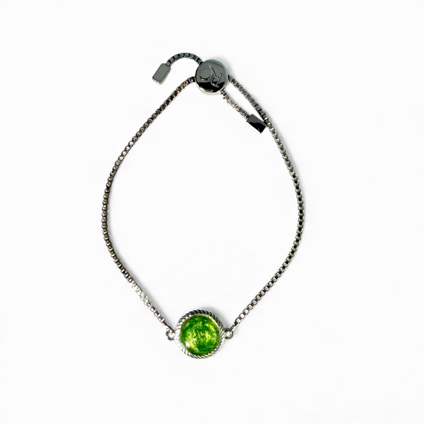 Olivia Marie Slider - Enchanted Green - Silver