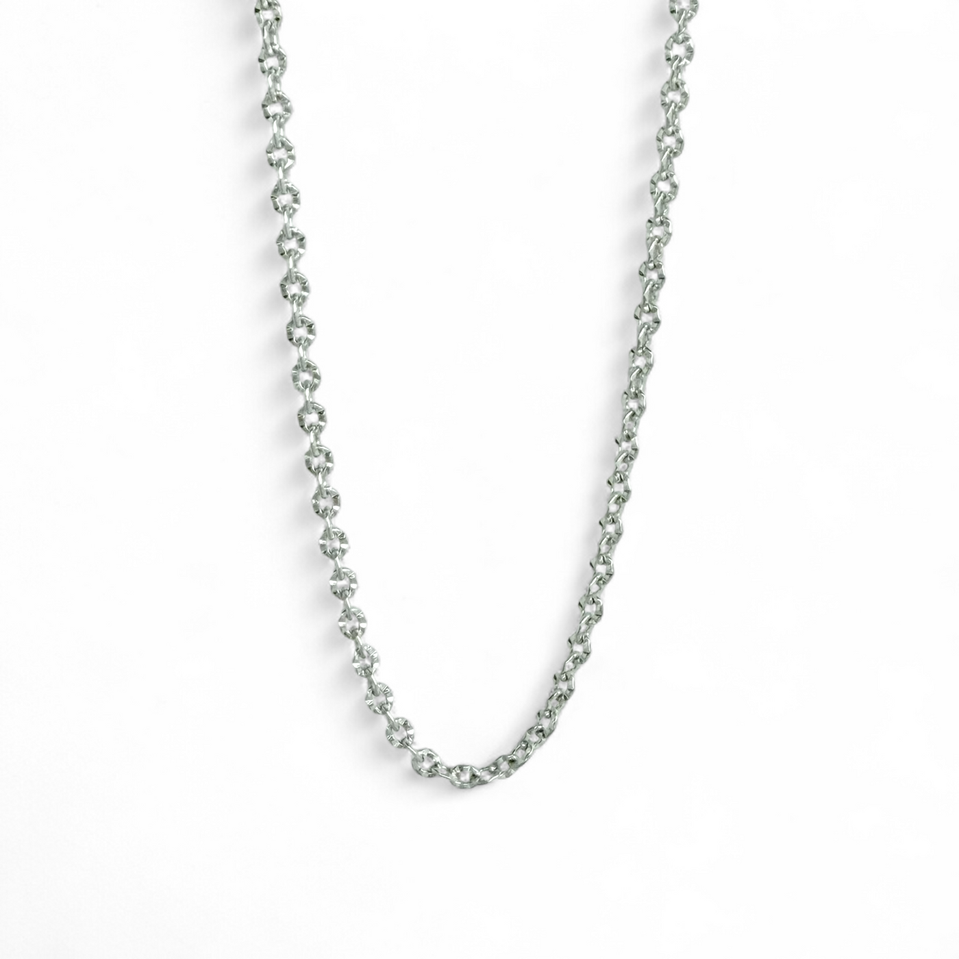 Gilded Chain Necklace - Silver