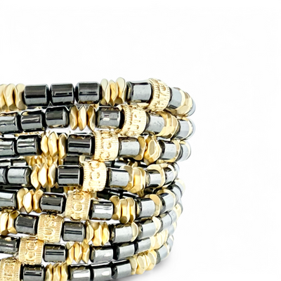 Bon Bon 4.0 Hematite - Gold