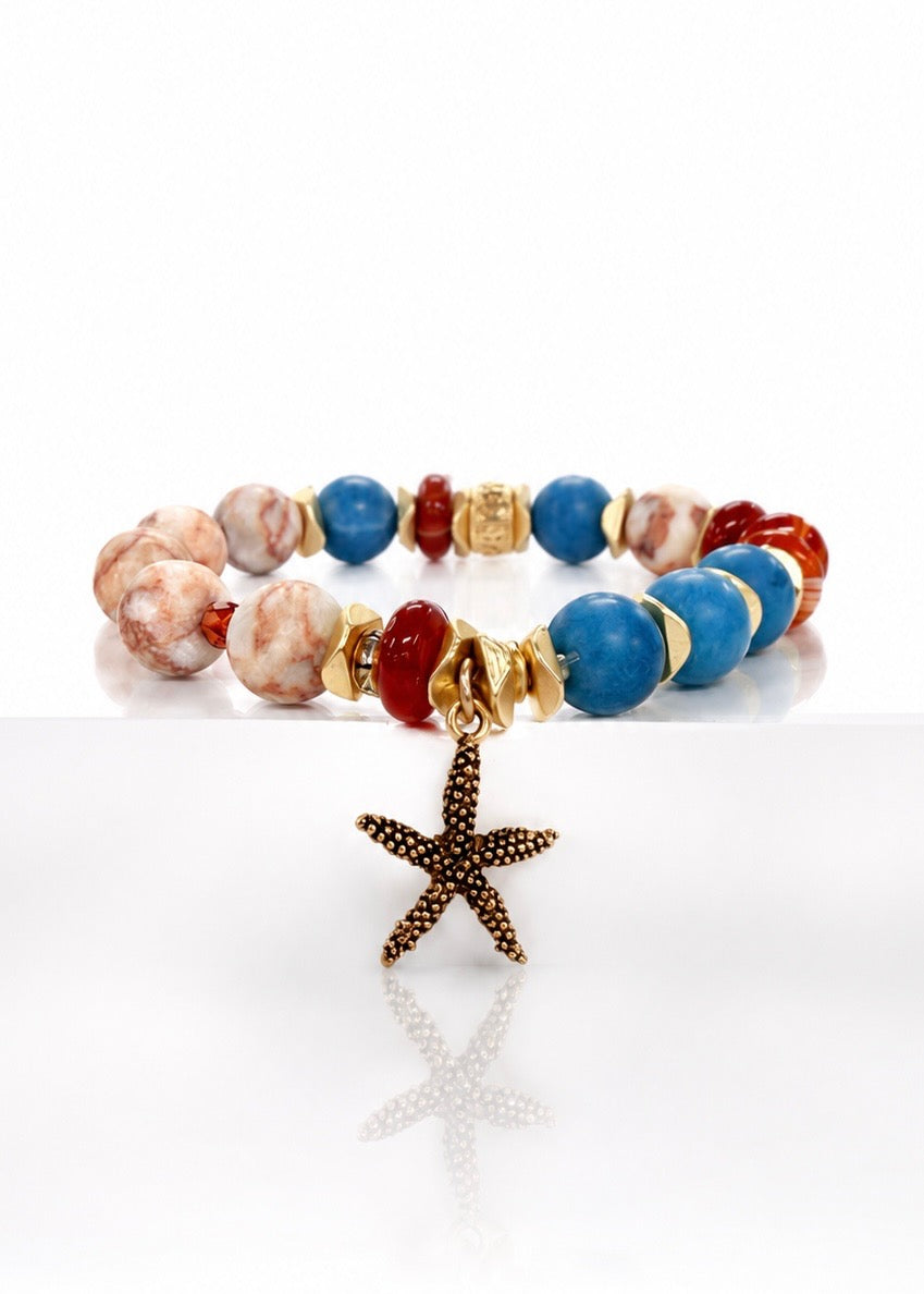 Sommerset Collection - Saltwater Sunset - Starfish Charm