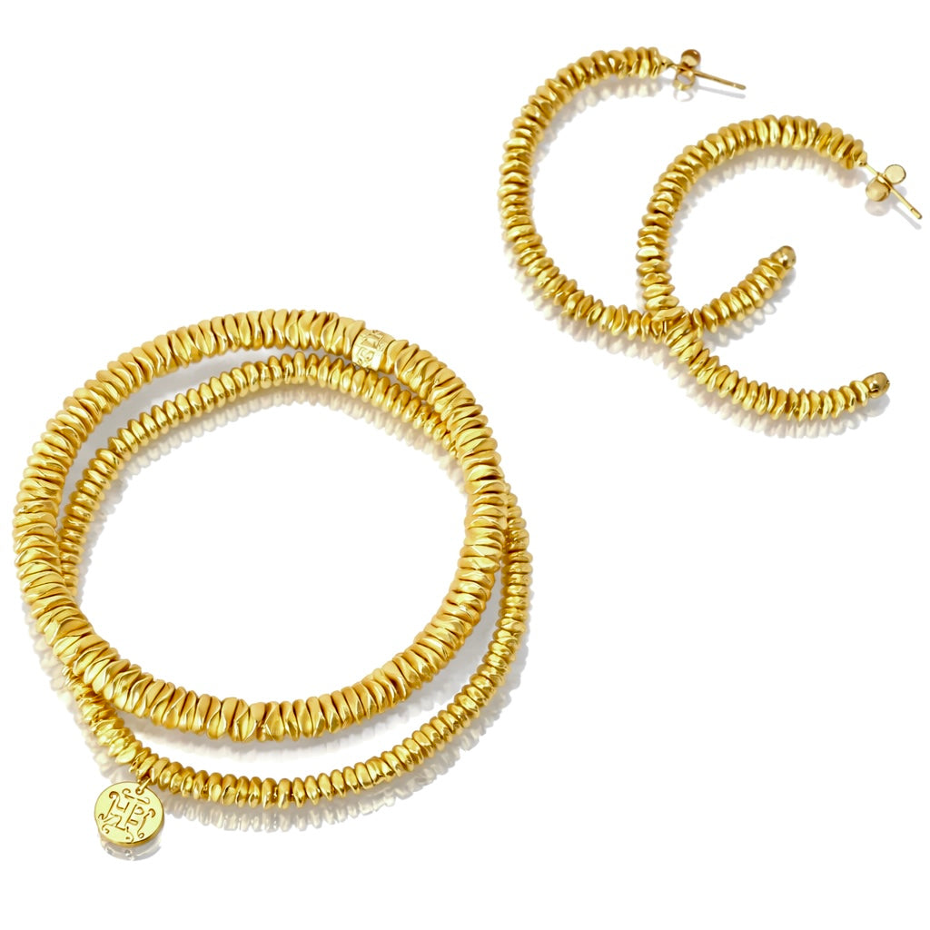 Hannah Earrings in Gold