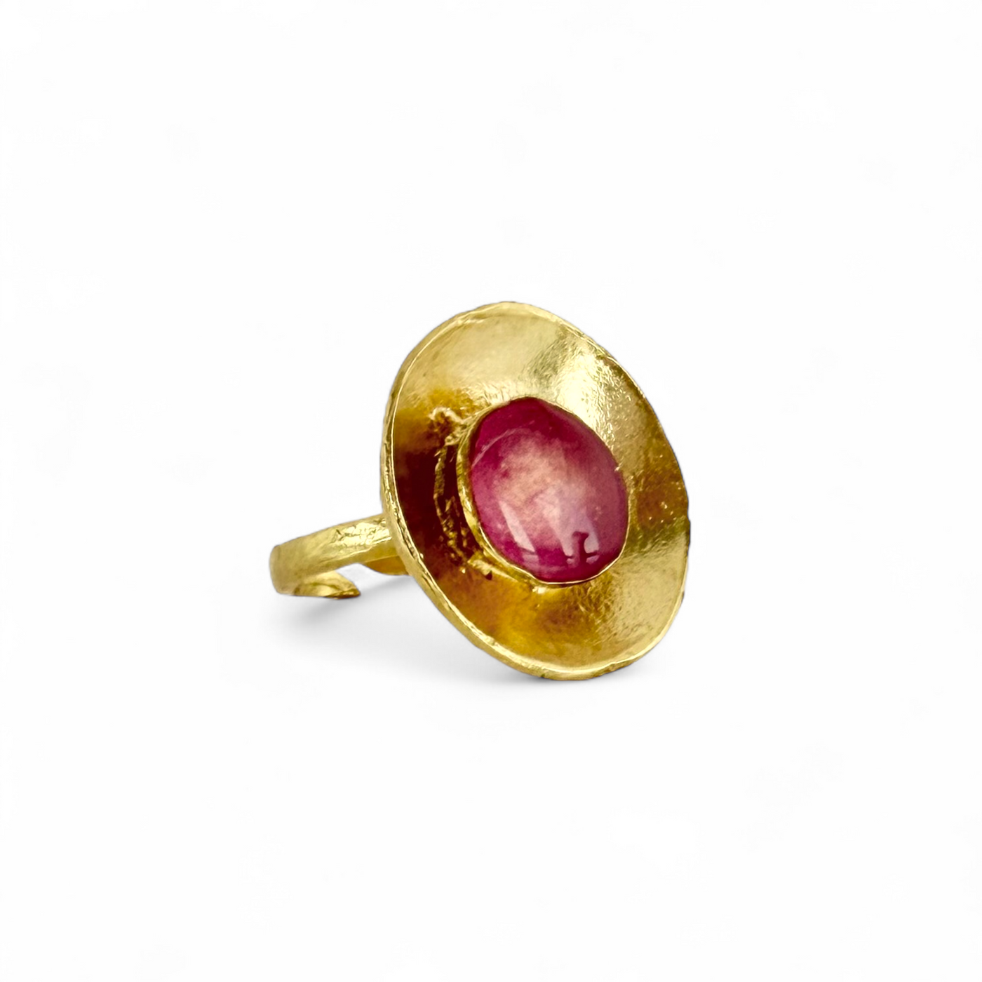 Halo Ring - Papaya - Gold