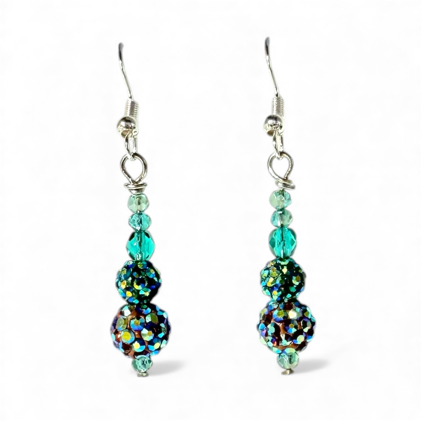 Shine & Shimmer Emerald Earrings