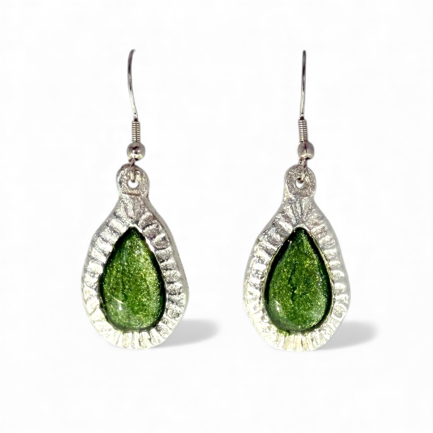 Frances Earrings - Enchanted Green