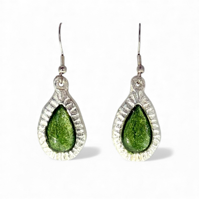 Frances Earrings - Enchanted Green