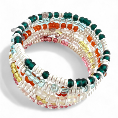 Mary Kate - Teal with Silver