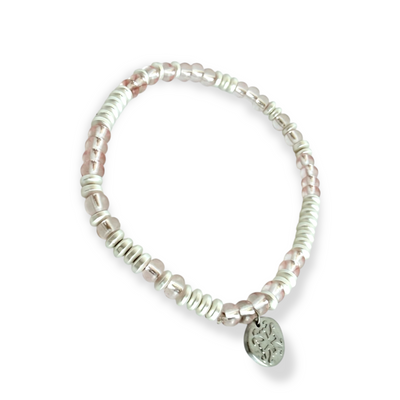 Mary Kate - Light Pink with Silver