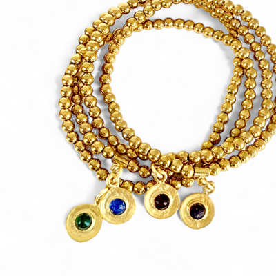 Sicily Crystal Garnet - Beaded