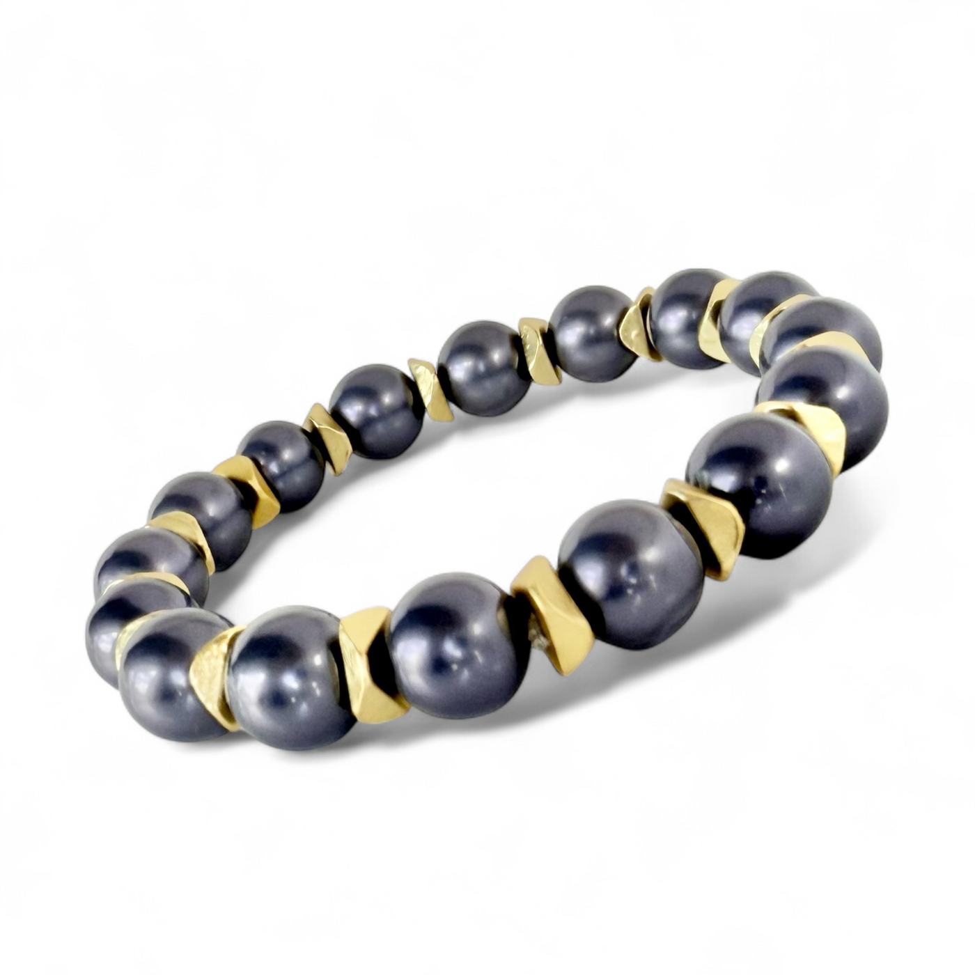 Boleyn Pearl - Deep Purple - Gold