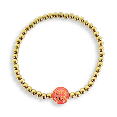 Hadlee Coral 4mm - Gold
