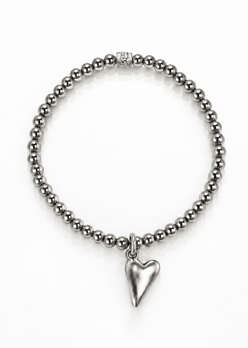 Silver 4mm Chloe Ann Heart Charm