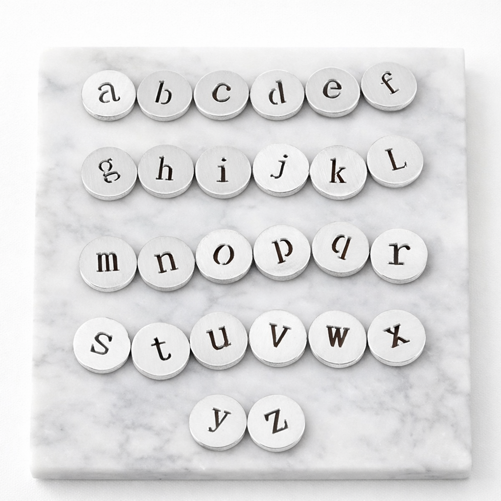 Silver Initial Necklace