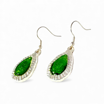 Frances Earrings - Enchanted Green
