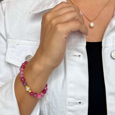 Baroque Drop - Necklace - Gold