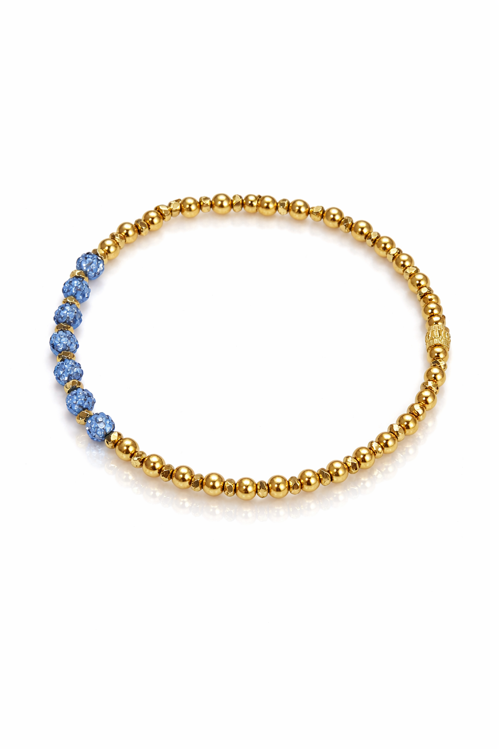 Ireland Mini Row Icon - Light Blue (Gold)