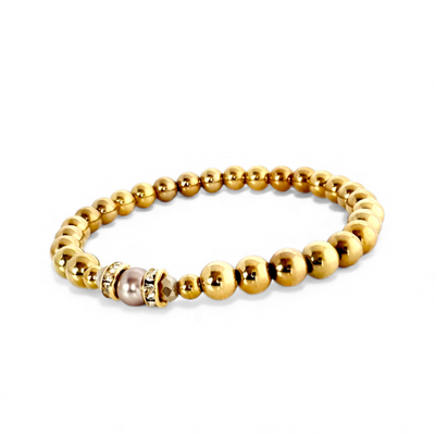 Pearl Bling - Light Cocoa Berry - Gold