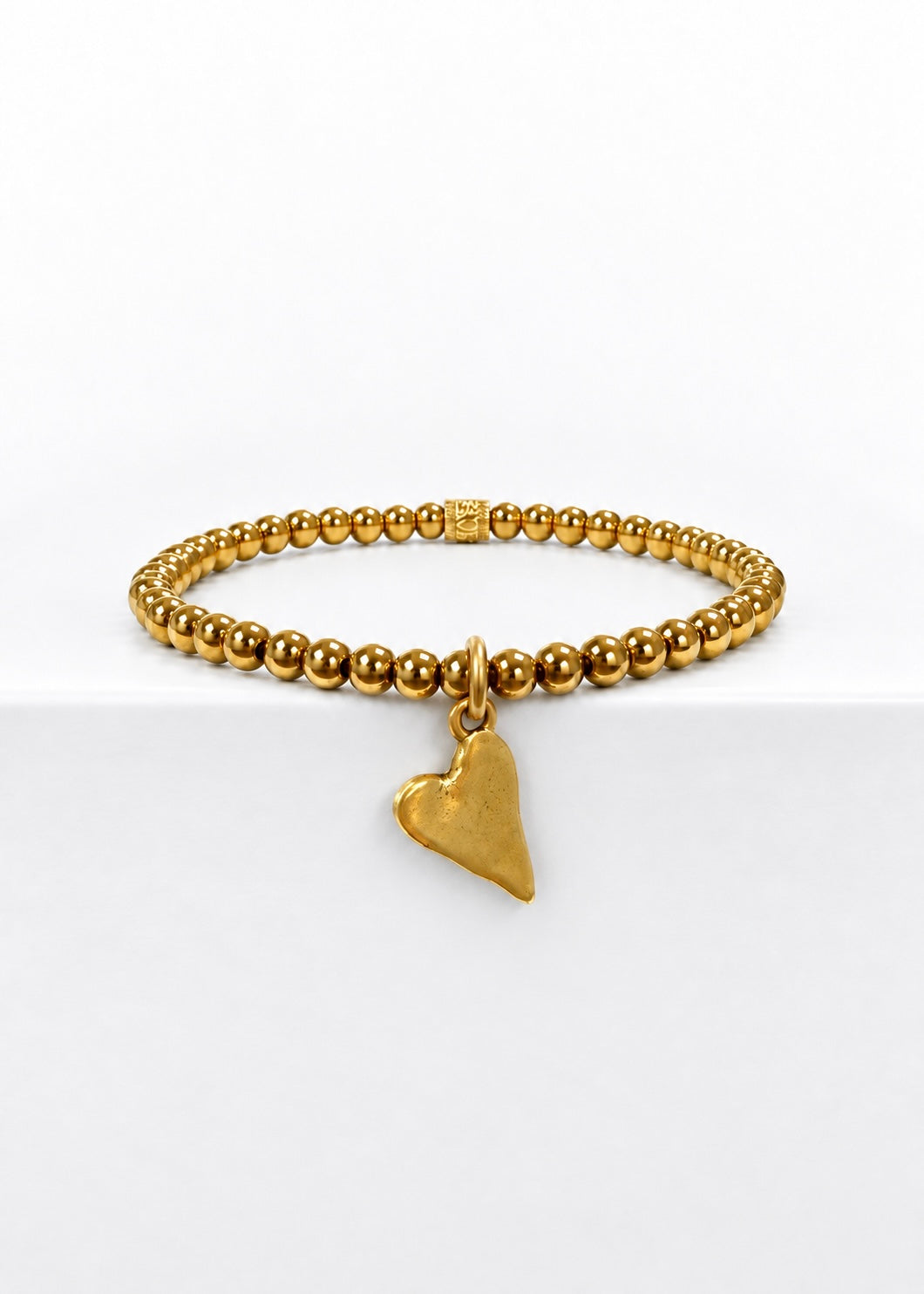 Gold 4mm Chloe Ann Heart Charm