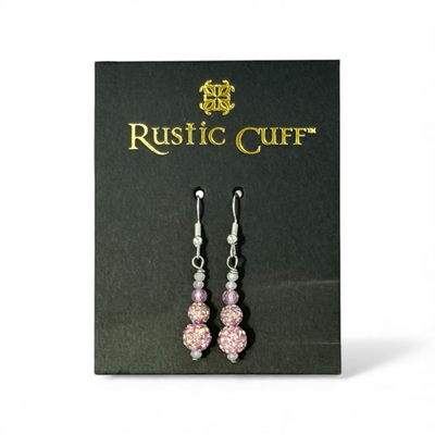 Shine & Shimmer Pink Earrings