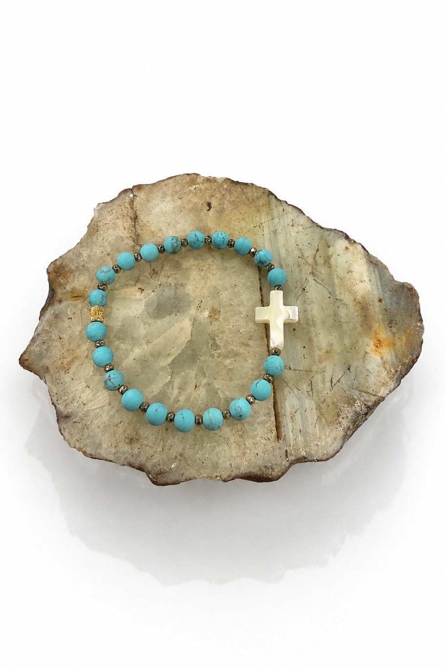 Day 9 Coastal Mother-Of-Pearl Cross