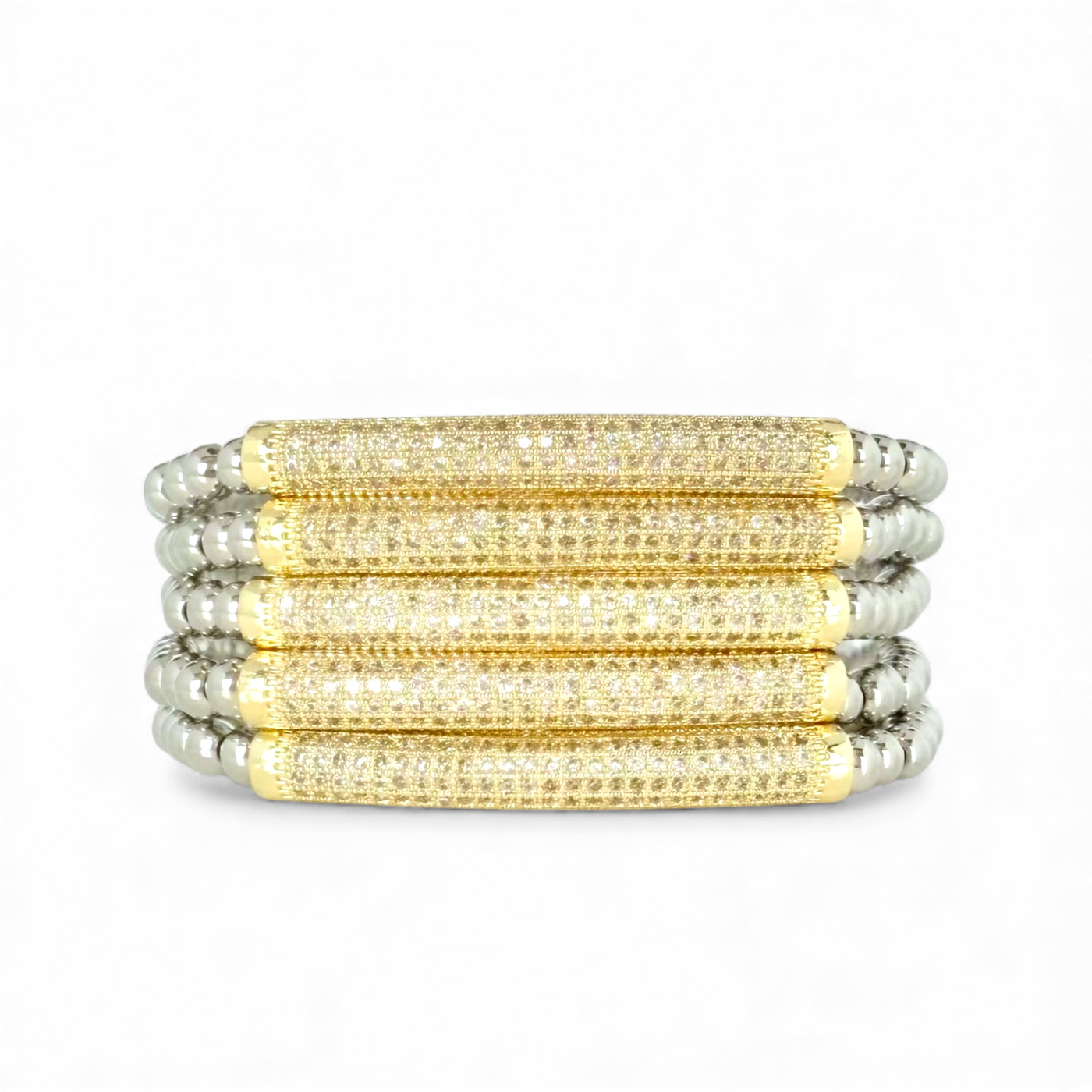 Day 8: Gemma Pave Gold - Silver + Santa Pouch