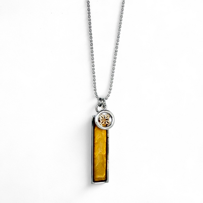 Sawyer Necklace Silver - Forsythia