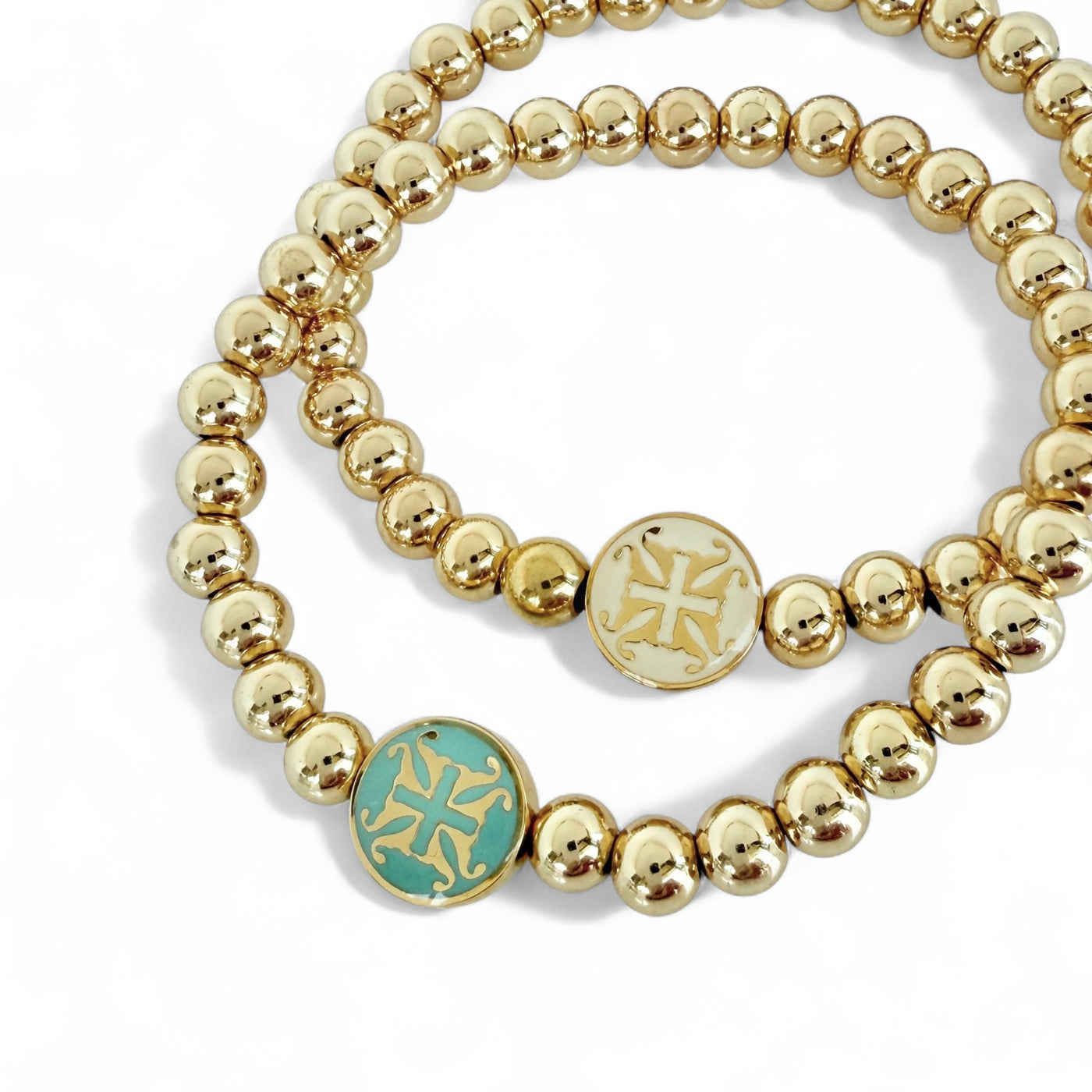 Hadlee Turquoise 6mm - Gold