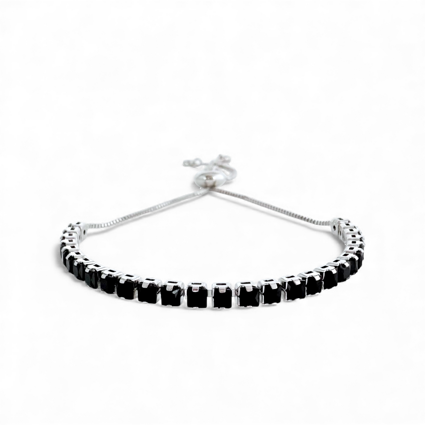 Day 5: Sloane Cushion Cut - Slider - Black - Silver + Santa Pouch